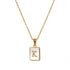 Cube Fritillaria Pendant Necklace