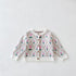 Small flower diamond rose ha coat two-piece jacket