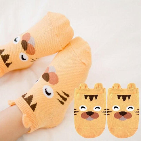 Baby cartoon cotton socks