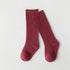 Multicolor children's socks double needle vertical stripes middle stockings baby socks solid color sports socks