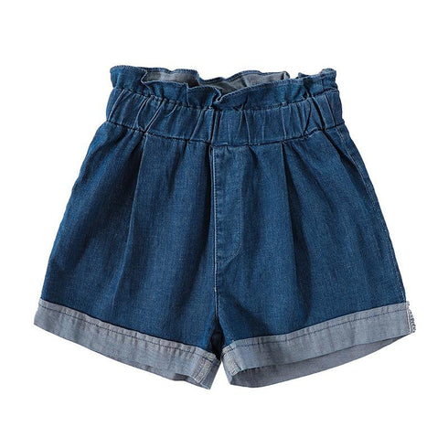 Girls' Summer Versatile Denim Shorts