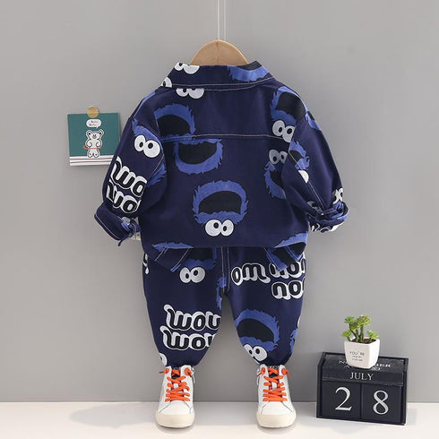 Boy's Spring and Autumn Dress Set of Three