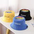 Children's Thin Smiley Fisherman Hat in Spring and Autumn, Circumference 18-20 in