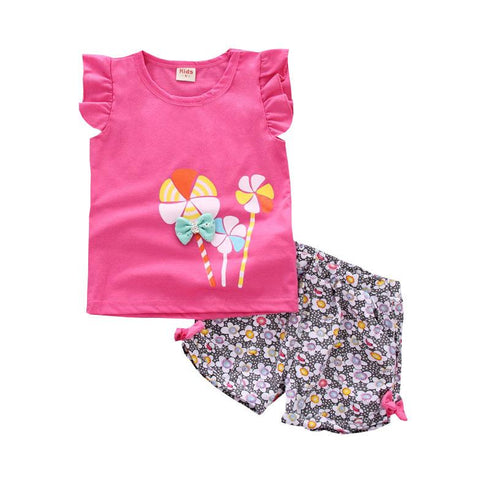Summer Girls' Leisure Sports Set