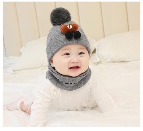 Baby hat warm in autumn and winter Circumference 13.4-16.5 inch(34-42cm)