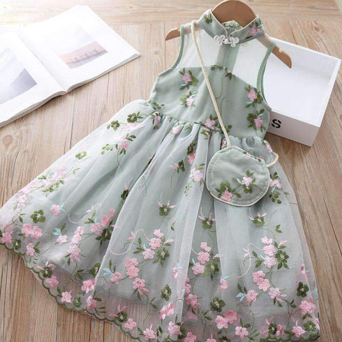Girl's New Embroidered Dress