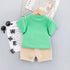 Summer children's suit short sleeve two-piece set