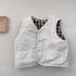 Baby Plaid Vest Baby Cotton Vest