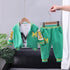 Children's baseball suit cardigan set of three