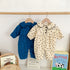 Corduroy doll collar buckle out climbing suit jumpsuit