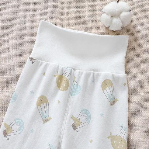Autumn boneless cotton home clothing high waist belly baby pajamas