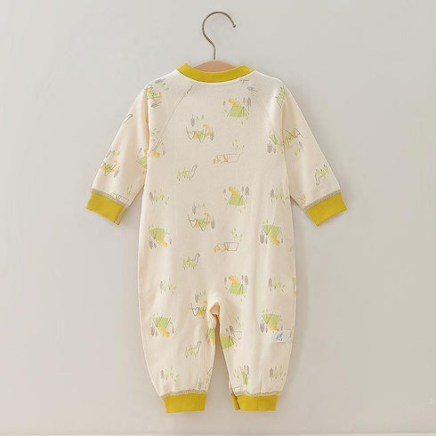 Spring and autumn cotton newborn jumpsuit