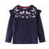 Girls Cotton Long Sleeve T-shirt European And American Style Cartoon Printed Round Neck Jacket