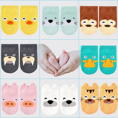 Baby cartoon cotton socks