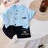 Boys Summer Short Sleeve Shirt Set