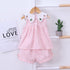 Short sleeve summer girl two-piece set