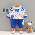Spring and Autumn Boys Long Sleeve Set Two-Piece Set