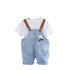 Children's Short Sleeve Strap Set Summer