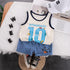 Boys Summer Vest Set Two-Piece Set