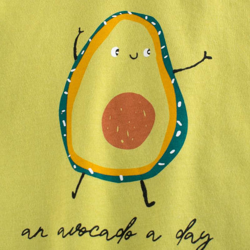 Summer girls fruit print short sleeves