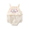 Baby Girl Embroidered Climbing Clothes Baby Girl Summer New Condole Belt Fart Jumpsuit Sweet And Cute