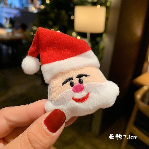 Christmas cartoon brooch