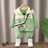 Spring and Autumn Boys Long Sleeve Suit Cardigan Two-Piece Set
