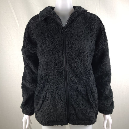 Autumn and Winter Wool Zip Cardigan Double-sided Fleece Jacket