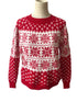 Autumn and Winter Classic Christmas Sweater Long Sleeve Crewneck Knitted Top
