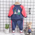 Boys spring and autumn leisure suit two-piece set