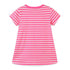 Summer New Girls Dress Crewneck Knitted Cotton Princess Dress Cartoon Short Sleeve Children's Dress