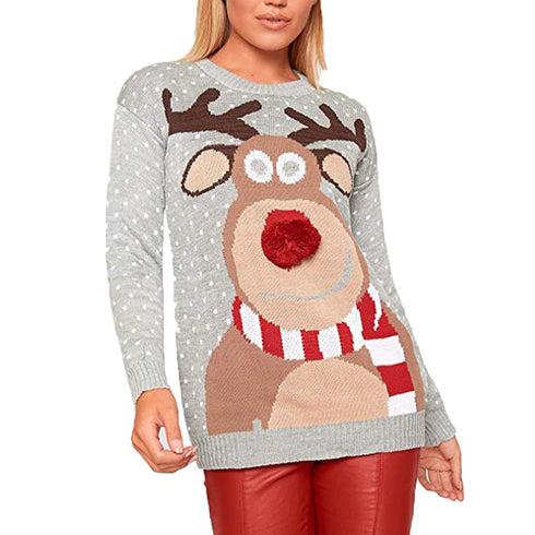 Christmas women's sweater knitwear