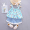 Girl's Summer Suit Two-Piece Set