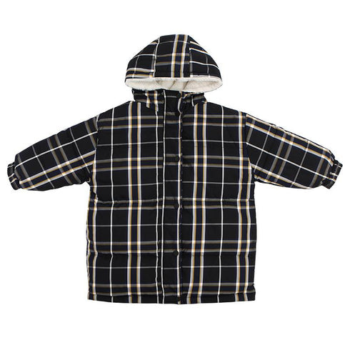 Medium and long knee-thick baby down jacket