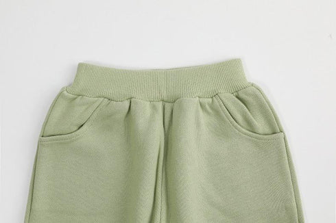 Fall/Winter Children's Clothes Suit Long Sleeve Jacket Pocket Pants