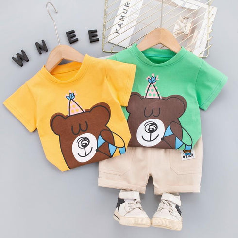 Children's Short Sleeve Shorts Set