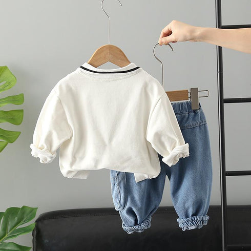 Boys' Spring and Autumn Leisure Suit