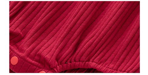 Baby Fall Clothes Climbing Clothes Sweet Baby Girl Triangle Ha Jumpsuit