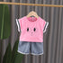 Children's summer suit short sleeve two-piece set