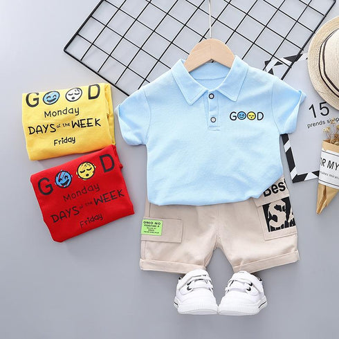 Lapel Shirt Short Sleeve Suit