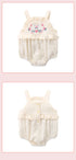 Baby Girl Embroidered Climbing Clothes Baby Girl Summer New Condole Belt Fart Jumpsuit Sweet And Cute