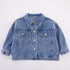Spring and Autumn Long Sleeve Denim Jacket Baby Cotton Denim Jacket