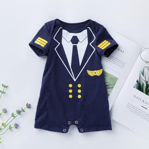 Summer baby pilot jumpsuit