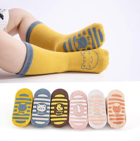 Children's socks autumn cartoon long tube floor socks baby toddler socks trampoline socks