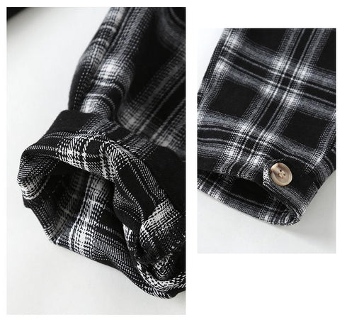 Plaid Casual Pants For Children In Autumn