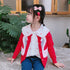 Korean children's shirt spring and autumn long sleeve white jacket