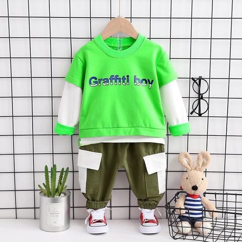 Children's Set Spring and Autumn Two-Piece Set
