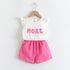 Girls Summer Tee Shorts Set