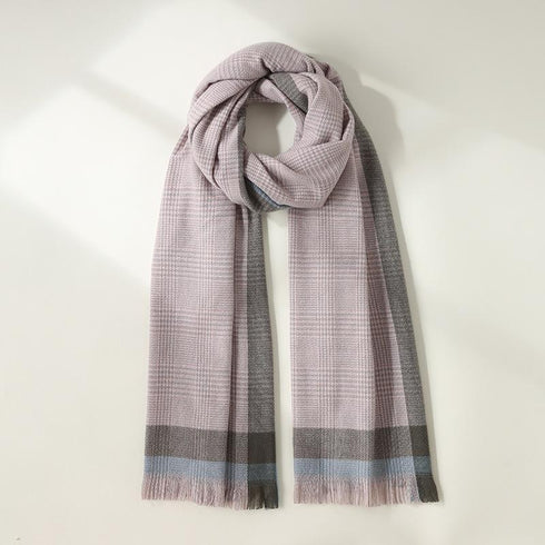Warm Cashmere Scarf Long Fringed Shawl
