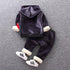 Autumn and winter boys plus velvet suit two-piece set